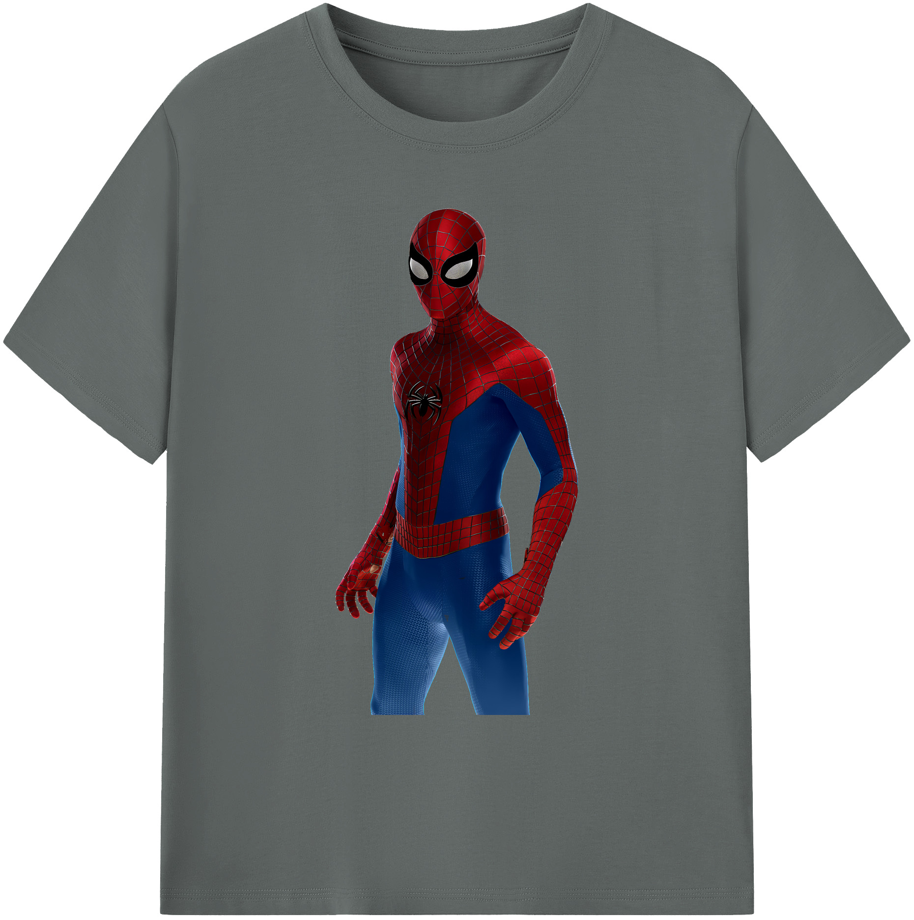 （画像用） Spider Man スパイダーマン 綿100％ メンズ半袖Tシャツ｜肌触りやわらか＆通気性
